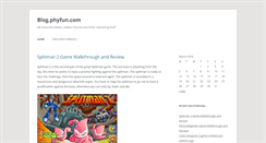 Desktop Screenshot of blog.phyfun.com